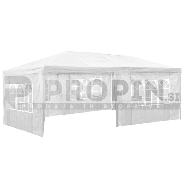 Vrtni šotor 6x3m, 3x6m Bel